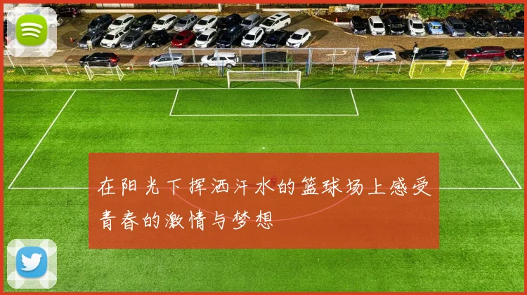 在阳光下挥洒汗水的篮球场上感受青春的激情与梦想